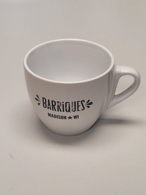 Barriques Coffee Mug-White 6oz