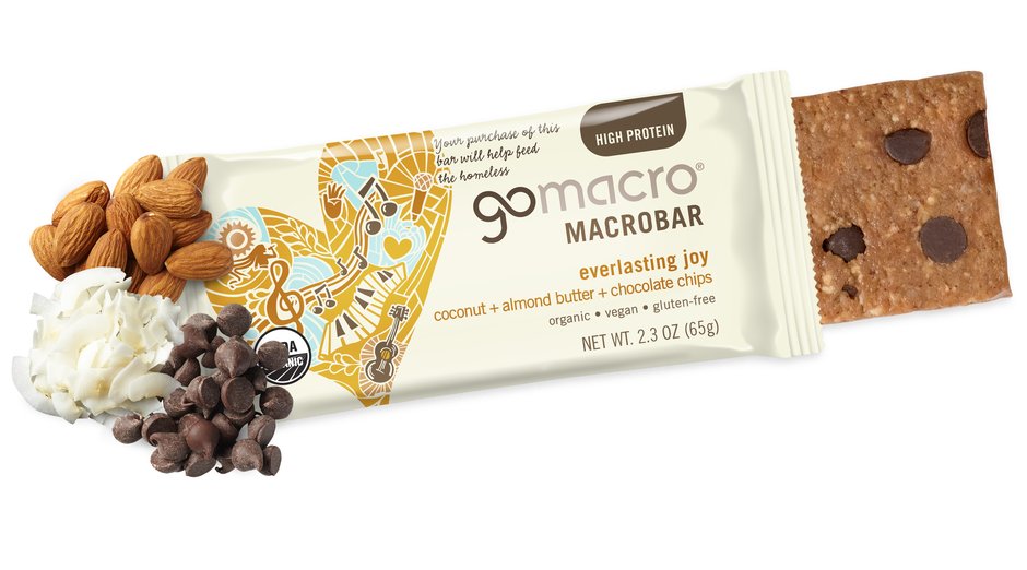Gomacro Coconut Almond Butter Choc Chip Macrobar