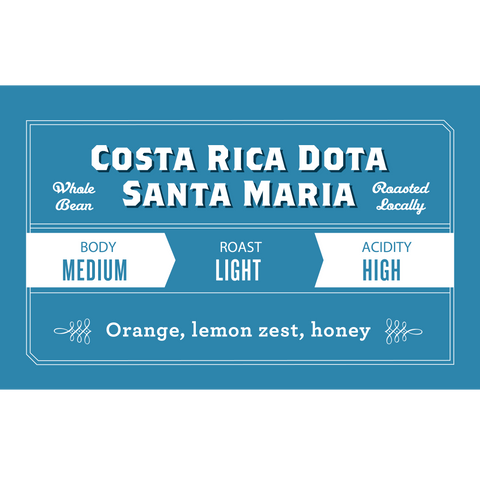 Featured Coffee: Costa Rica Dota Santa Maria