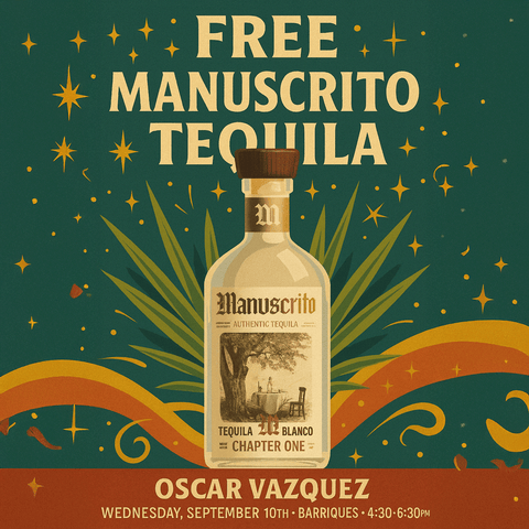 FREE Manuscrito Tequila Tasting -  9/10/25