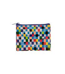 Blue Q Checkerboard Coin Purse