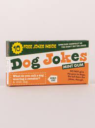 Blue Q Dog Jokes Gum