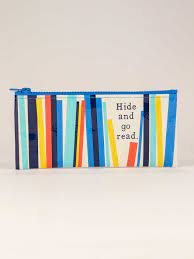 Blue Q Hide and Go Read Pencil Case