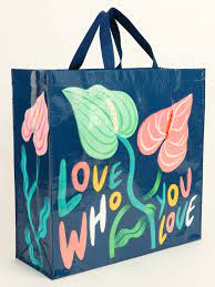 Blue Q Love Who You Love Shopper