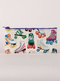 Blue Q Roller Skates Pencil Case