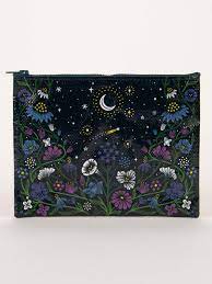 Blue Q Starry Garden Zipper Pouch