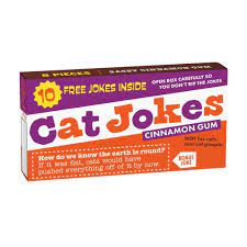 Blue Q Cat Jokes Gum