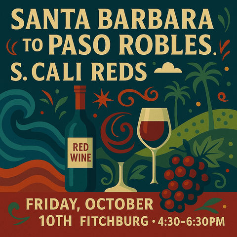 Santa Barbara to Paso Robles, S. Cali Reds – 10/10/25