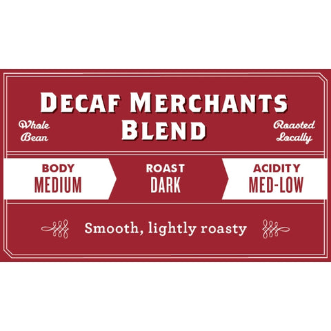 Decaf Merchants Blend Mountain Water Process