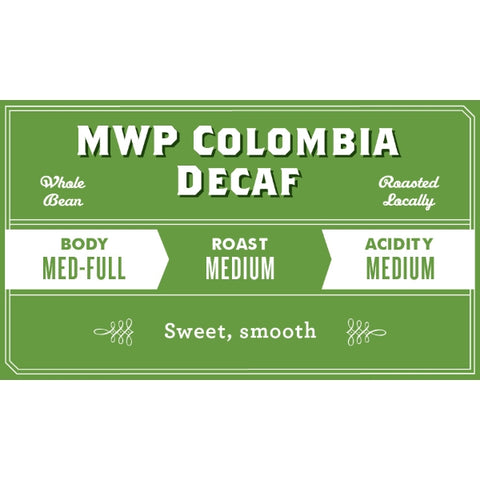 Decaf Colombia Mountain Water Process