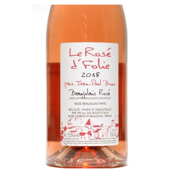 Jean Paul Terres Le Rosé d'Folie Beaujolais Rosé
