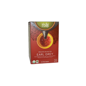 Rishi Tea Organic Earl Grey 15ct Sachets 2 Pack
