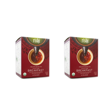 Load image into Gallery viewer, Rishi Tea Organic English Breakfast 15ct Sachets 2 Pack
