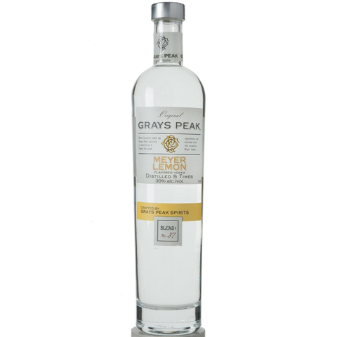 Grays Peak Meyer Lemon vodka