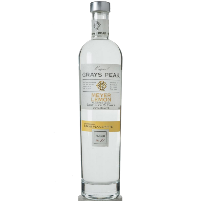 Grays Peak Meyer Lemon vodka