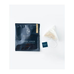Rishi Tea Organic Turmeric Ginger 15ct Sachets 2 Pack